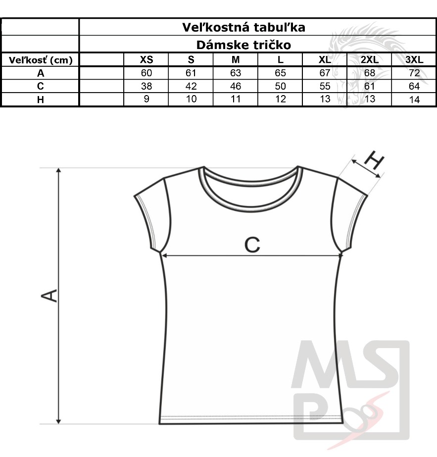 Dámske tričko s moto motívom 182 Rockstar